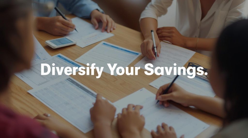 Family planning finances with separate savings accounts – diversify your savings