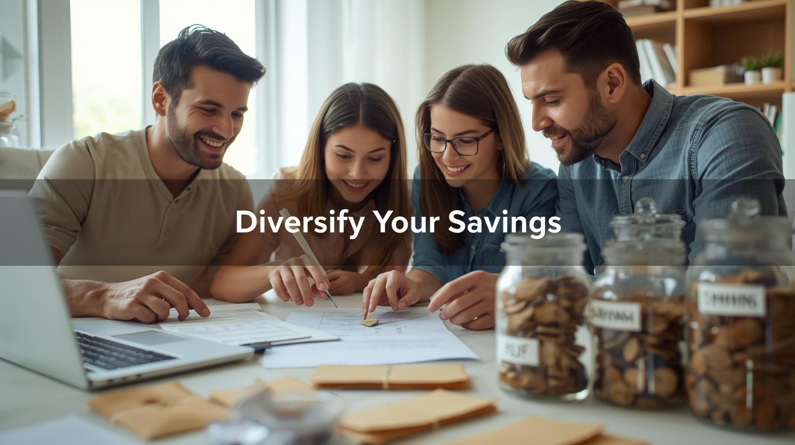 Family planning finances with separate savings accounts – diversify your savings